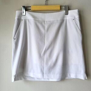 Gym Shark White Tennis Skirt